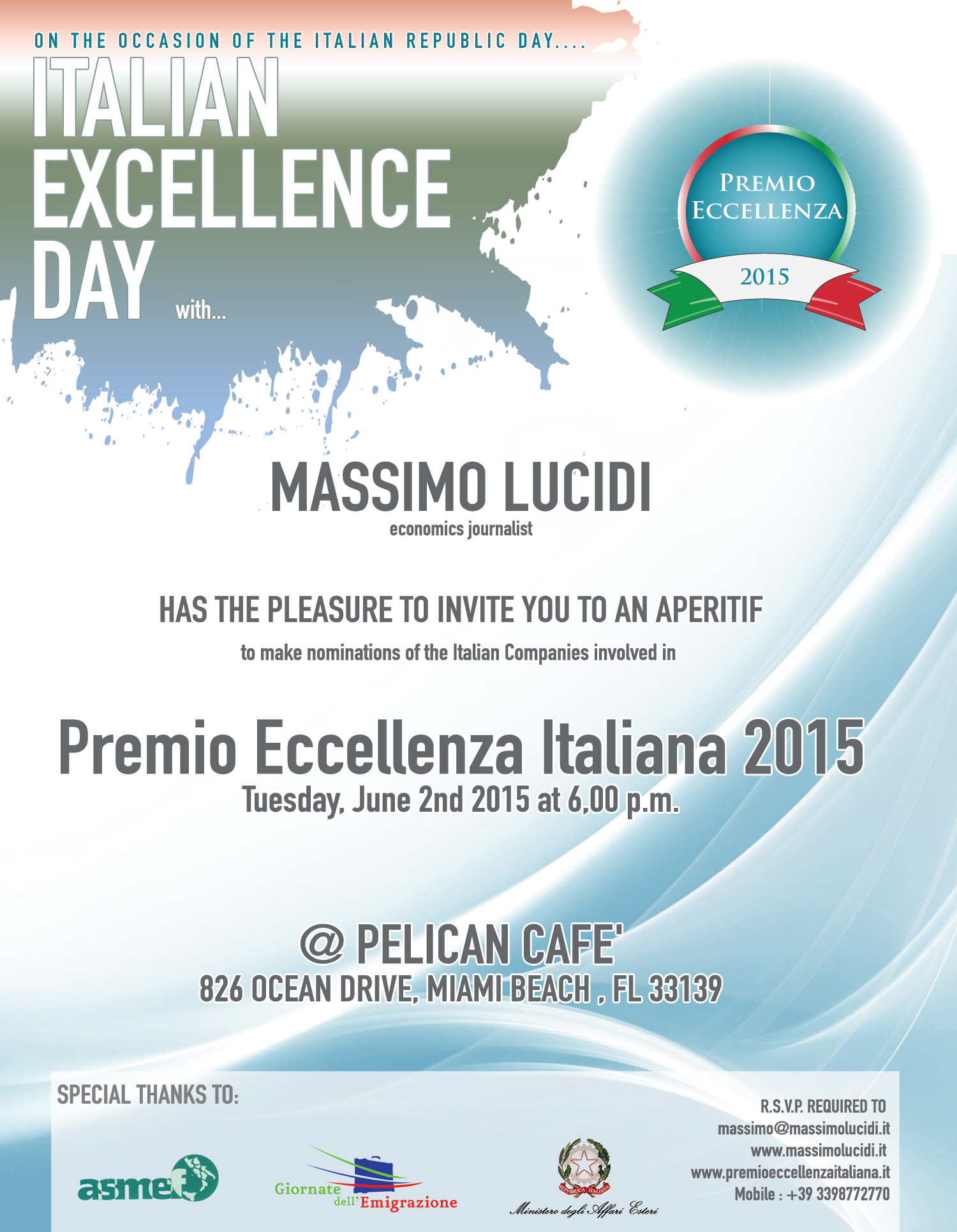 Italian Excellence Day – 2 Giugno 2015 – Miami